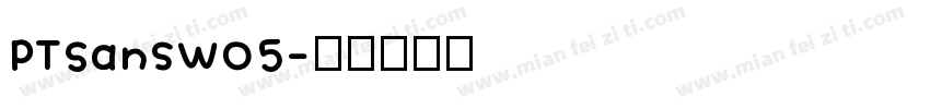 PTSansWO5字体转换