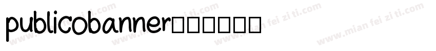 publicobanner字体转换
