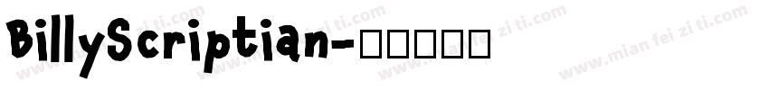 BillyScriptian字体转换