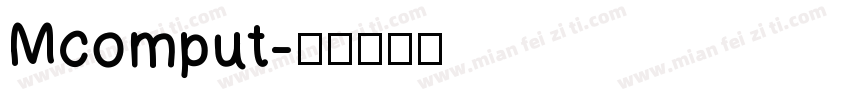 Mcomput字体转换