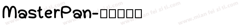 MasterPan字体转换