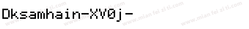 Dksamhain-XV0j字体转换