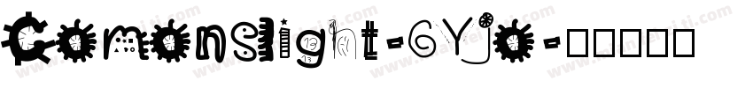 Comonslight-6Yjo字体转换