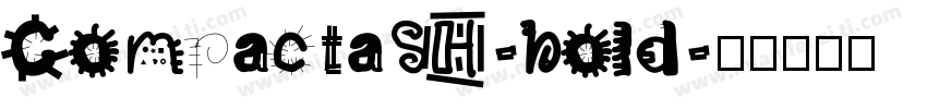 CompactaSH-bold字体转换