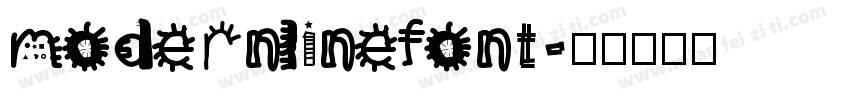 modernlinefont字体转换
