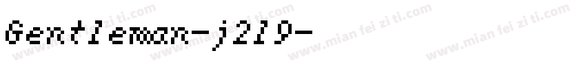Gentleman-j2l9字体转换