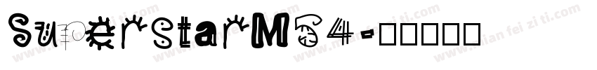 SuperstarM54字体转换
