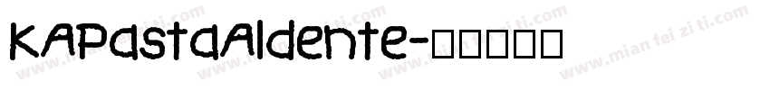 KAPastaAldente字体转换
