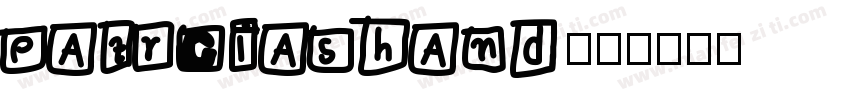 patrciashand字体转换