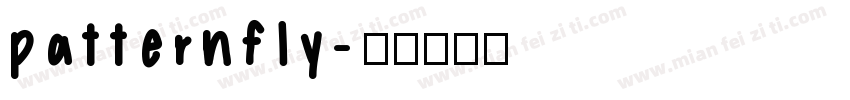 patternfly字体转换