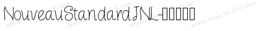 NouveauStandardJNL字体转换