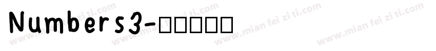 Numbers3字体转换