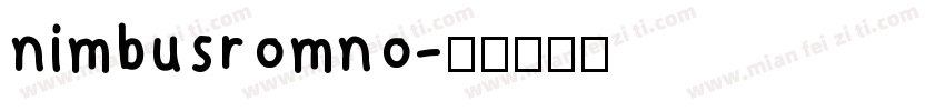 nimbusromno字体转换