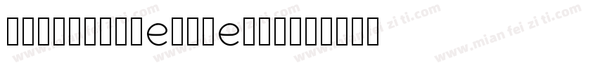 andoramodernserif字体转换
