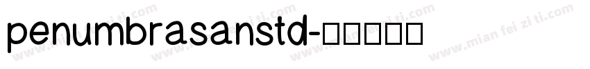 penumbrasanstd字体转换