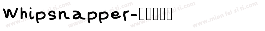 Whipsnapper字体转换