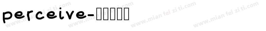 perceive字体转换