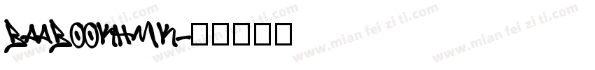 BaaBookHmk字体转换