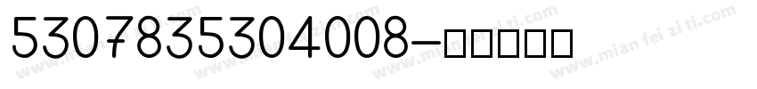 5307835304008字体转换