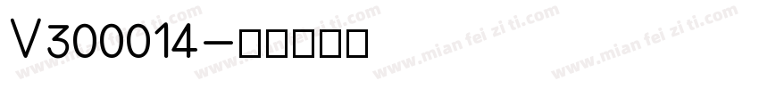 V300014字体转换