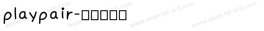 playpair字体转换