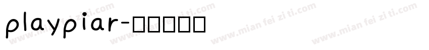 playpiar字体转换