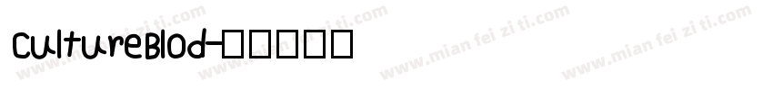 CultureBlod字体转换