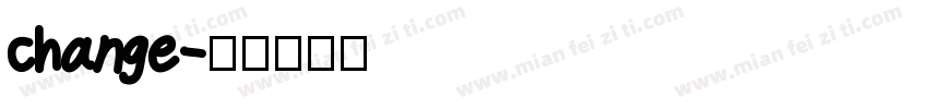 change字体转换