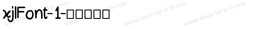 xjlFont-1字体转换