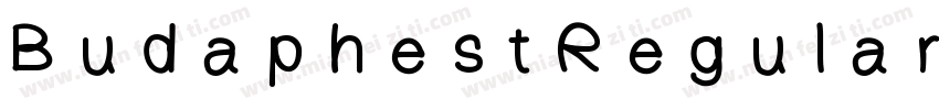 BudaphestRegular-48pY字体转换