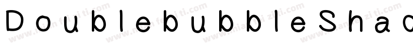 DoublebubbleShadowItalic-97Py字体转换