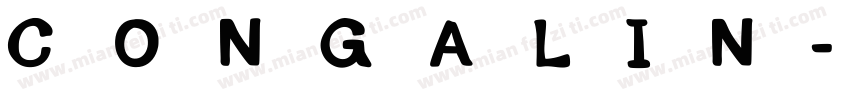 CONGALIN字体转换