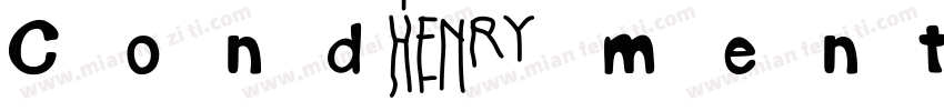 Condiment字体转换