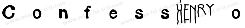 Confessions字体转换