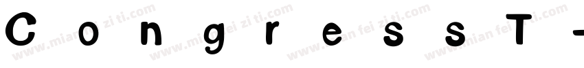 CongressT字体转换
