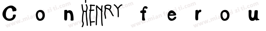 Coniferous字体转换