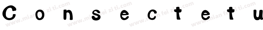 Consectetur-9YMoy字体转换