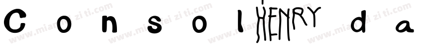 Consolidated字体转换