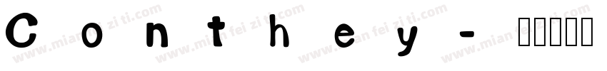 Conthey字体转换