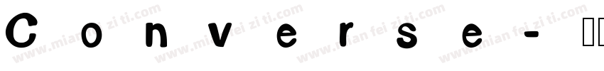 Converse字体转换