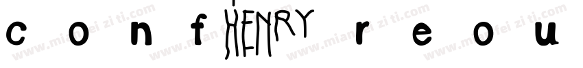 confireous字体转换