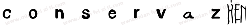 conservazione字体转换