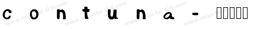 contuna字体转换