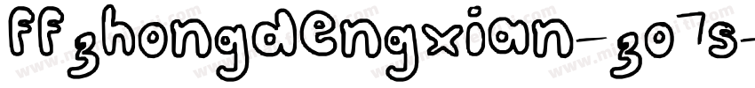 ffzhongdengxian-zo7s字体转换