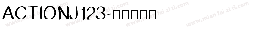 ACTIONJ123字体转换