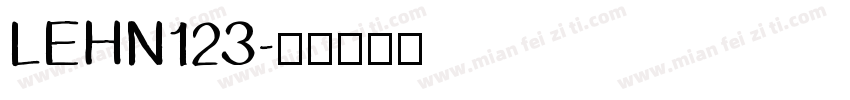 LEHN123字体转换