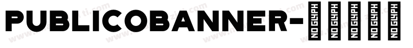 publicobanner字体转换