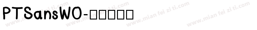 PTSansWO字体转换