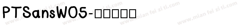 PTSansWO5字体转换