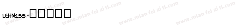 LEHN155字体转换
